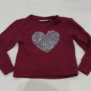 Place Burgundy Knit Top